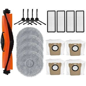 Tlily - For Dreame Bot L20 Ultra Robot Vacuums Main Side Brush Hepa Filter Mop Cloths Rag Dust Bag Replacement Accessories