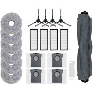 TLILY For Dreame Bot L30 Ultra Robot Vacuum Cleaner Spare Parts, Main Side Brush Hepa Filter, Mop Rag, Dust Bag