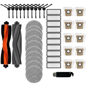 Tlily - For Dreame L20 Ultra / L30 Ultra / X20 Pro Robot Vacuum Main Side Brush hepa Filter Mop Pad Dust Bag Spare Accessories