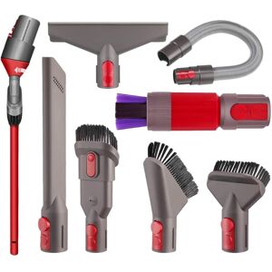 TLILY For Dyson V15 V12 V11 V10 V7 V8 Brush Tools:Traceless/Soft/Stiff Bristle Extension Hose Mattress Brush Crevice Tool