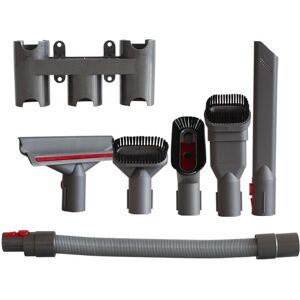 Tlily - For Dyson V7 V8 V10 V11 SV10 SV11 Vacuum Cleaner Brush Nozzle Suction Head Brush Extension Hose Holder Part 7PCS