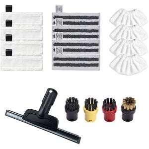 Tlily - For Easyfix SC2 SC3 SC4 SC5 Mop Rag Spare Parts and Window Nozzle Round Brush