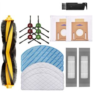 Tlily - For Ecovacs Deebot T8 T8 max Robot Vacuum Cleaner Parts Hepa Filter Main Side Brush Mop Dust Bag Replacement