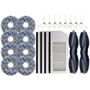 Tlily - For Ecovacs Deebot X1 omni T10 turbo/ T10 Vacuum Cleaner Robot Main Side Brush Hepa Filter Mop Cloth Spare Parts