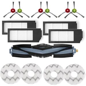 Tlily - For Ecovacs Deebot X1 Omni Turbo Vacuum Cleaner Accessories Main Brush hepa Filter Mop Cloth Parts