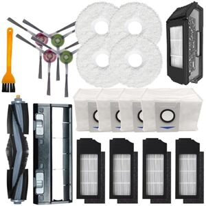 Tlily - For Ecovacs Deebot X1 Omni Turbo Vacuum Cleaner Main Brush hepa Filter Dust box Mop Cloth Dust Bag Parts