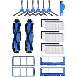 Tlily - For Eufy Robovac 11S 15T 30 30C 15C 12 25C 35C11S plus Accessories Kit Filter Pre-Filter Roller Side Brush Brush Cover