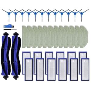 TLILY For Eufy RoboVac L70 Hybrid Robot Vacuum Cleaner Main Roller Side Brush Mop Cloths Rags Hepa Filters Accessories