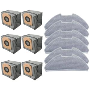 Tlily - For Eufy X8 Pro Robot Vacuum Replacement Mop Pads Dust Bags Spare Parts Accessories,B