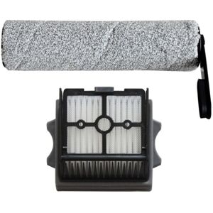 Tlily - For Floor One 2.0 Slim Hepa Filter & Roll Brush Kit Washing Vacuum Cleaner Parts Scrubber Rolling