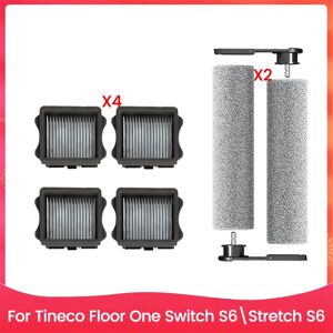 TLILY For Floor One Switch S6/Stretch S6 Parts Wet Dry Vacuum Cleaner Consumable Roller Brush HEPA Filters Accessories