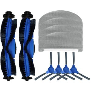 Tlily - For G40/G40 Hybrid Main Roller Brush Side Brush Mop Cloths Spare Parts Accessories Replacement-10PCS