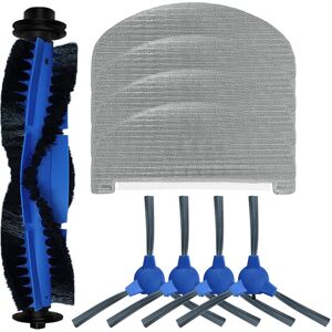 Tlily - For G40/G40 Hybrid Main Roller Brush Side Brush Mop Cloths Spare Parts Accessories Replacement-9PCS