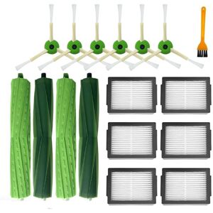 Tlily - For iRobot Roomba I3, I3+, I4, I6, I6+, I7, I7+, I8, I8+, E5, E6, E7, Robot Vacuum Main Side Brush Hepa Filter