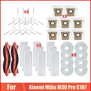 Tlily - For M30 Pro C107 Dust Bag Hepa Filter Main Side Brush