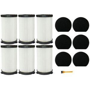 Tlily - For MooSoo D600 D601 Iwoly V600 Ariete rbt 2761 2759 Conga Thunderbrush 520 560 Techwood TAE-7036 Hepa Filter Set Parts