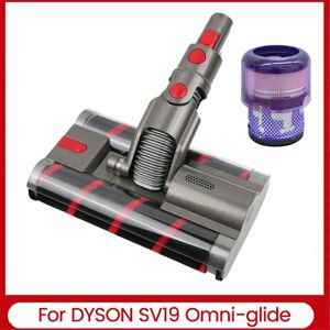 Tlily - For Omni-Glide SV19 Vacuum Replacement Spare Parts Soft Roller Cleaner Head Double Brush with Filter