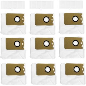 Tlily - For Proscenic M7 Pro / Kyvol Cybovac S31 / honiture Q6 / Uoni V980 Plus Robot Vacuum Spare Parts Dust Bag Hepa Filter