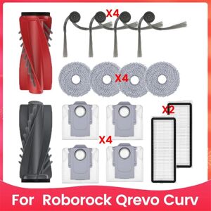 TLILY For Qrevo Curv Main Side Brush Hepa Filter Mop Cloth Dust Bags Robot Vacuum Cleaner Accessories