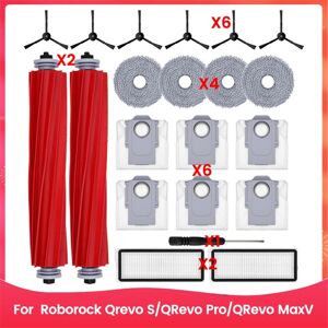 TLILY For Qrevo S/QRevo Pro/QRevo MaxV Main Side Brush Hepa Filter Mop Cloth Dust Bags Robot Vacuum Cleaner Parts