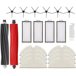 Tlily - For Roborock Q8 Max, Q8 Max+, Q5 Pro, Q5 Pro+ Robot Vacuum Cleaner Main Side Brush Hepa Filter Mop Pad Spare Parts