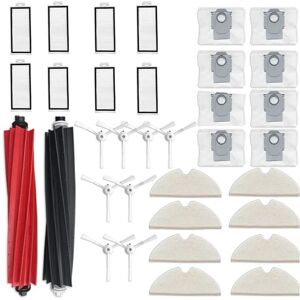 Tlily - For Roborock Q8 Max / Q8 Max+ Robot Vacuum Cleaner hepa Filter Mop Cloths Rags Dust Bag Accessories Spare Parts