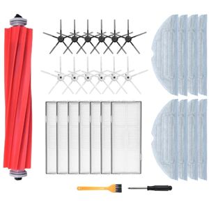 Tlily - For Roborock S7 Maxv Ultra Accessories Robot Vacuum Cleaner Cleaning Rolling Brush Filter Rag Replacement Parts