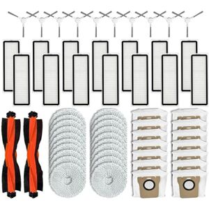 TLILY For Robot Vacuum X20+, X10+ / X20 Plus, X10 Plus Main Side Brush Filter Mop Cloth Dust Bags Accessories