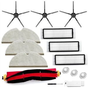 Tlily - For S6 Pure E4 S4 Max MaxV S5 E2 E3 E5 E20 E25 E35 Main Side Brush Hepa Filter Mop Cloth