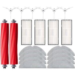 Tlily - For S7 Maxv Ultra Mop Hepa Filter Dust Bag Rolling Brush,A