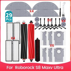 Tlily - for S8 Maxv Ultra Main Side Brush hepa Filter Mop Cloth