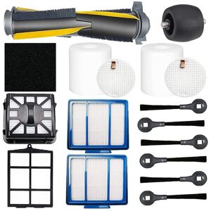 Tlily - For Shark iq R101AE RV1001AE R101 RV1001 Primary/Filters ,Side Brushes Roller Brushes Foam Felt Filter Wheel Accessories