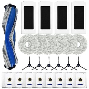 Tlily - For T30 pro omni / Max DDX14 Vacuum Cleaner Spare Parts Main Side Brush hepa Filter Mop Cloth