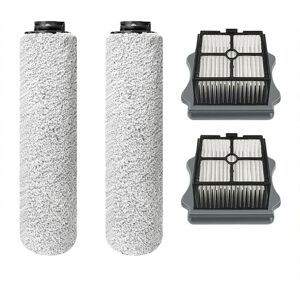 Tlily - For tineco IFloor 3 / Floor One S3 Cordless Wet Dry Floor Washer Handheld Vacuum Soft Roller Brush Hepa Filter Parts