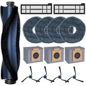 Tlily - For X10 Pro Omni Main Side Brush Hepa Filter Mop Cloth Dust Bags