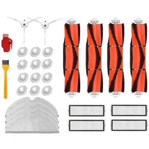 Tlily - For XiaoMi 1 1S Roborock S5 S6 Pure Vacuum Cleaner Parts Washable Mop Cloth hepa Filter Main Brush Side Brush
