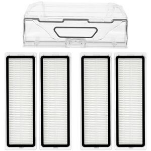 Tlily - For Xiaomi Mi Robot Vacuum Mop 1C 1T F9 Mijia Robot Vacuum Cleaner Dustbin Box and Hepa Filters Spare Parts Accessories