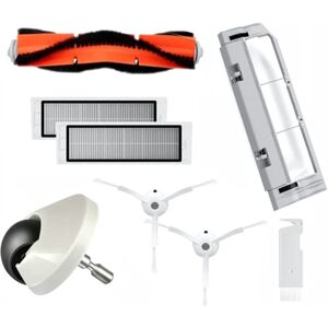 Tlily - For Xiaomi Mi Vacuum 1st Gen / 2 / 1S, SDJQR01RR SDJQR02RR SDJQR03RR Roborock E4 E5 S4 Max Main Side Brush Filter