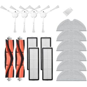 Tlily - For xiaomi mijia 1C STYTJ01ZHM 1T STYTJ02ZHM Vacuum Cleaner Main Side Brush Mop Cloth Hepa Filter Accessories
