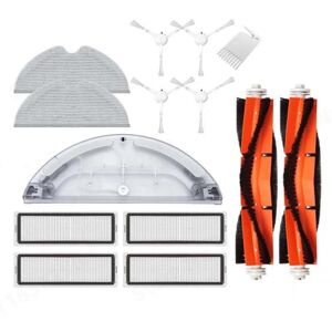 Tlily - for Xiaomi Mijia 1C STYTJ01ZHM Side Main Brush Water Tank Mop Cloth hepa Filter Robot Vacuum Cleaner Parts Kit