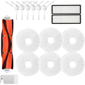 Tlily - For Xiaomi Mijia B101CN Sweeping Robot Main Brush Rag Filter Kit Accessories Replacement Washable Rag Spare Parts