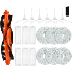 Tlily - For Xiaomi Mijia M30 Pro Robot Vacuum Cleaner Main Side Brush Mop Cloth Rag Heap Filter Accessories Parts
