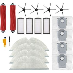 TLILY For Xiaomi Roborock Q7 Max,Q7 Max+,Q7 Plus,T8 Hepa Filter Robot Vacuum Cleaner Spare Parts Main Brush Side Brush Mop