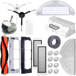 Tlily - For XiaoMi Roborock S5 S50 S51 S55 S6 S60 S6 Pure Vacuum Cleaner Spare Parts hepa Filter Mop Cloth Side Brush Main Brush