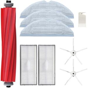 Tlily - For Xiaomi Roborock S7 T7S T7Plus Vacuum Cleaner Main Brush Side Brushes Filter Mop Cloth Replacement Accessories