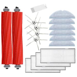 Tlily - For Xiaomi Roborock S7 T7S T7S Plus Mop Rag Bag Hepa Filter Side Roller Brush Vacuum Cleaner Spare Parts Accessories