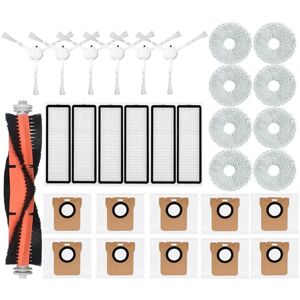 Tlily - For Xiaomi Robot Vacuum X10+ X10 Plus B101GL Accessories Main Side Brush Hepa Filter Dust Bag Mop Rag Spare Parts