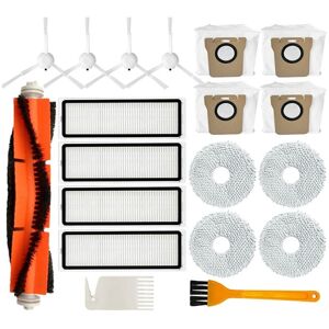 Tlily - For Xiaomi Robot Vacuum X10+ X10 Plus B101GL Spare Parts Accessories Main Side Brush Hepa Filter Dust Bag Mop Cloth