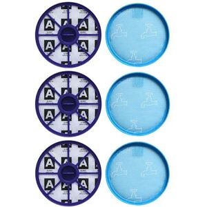 Tlily - Front Back hepa Filter Kit for Dyson DC19 DC20 DC21 DC29 Pre & Post Upper & Lower Motor Vacuum Cleaner Part