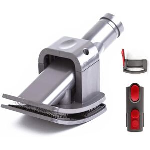 Tlily - Groom Tools for Dyson V15 V11 V10 V8 V7 V6 Vacuum Cleaner, Pet Grooming Tool, with Attachment Adapter and Trigger Lock